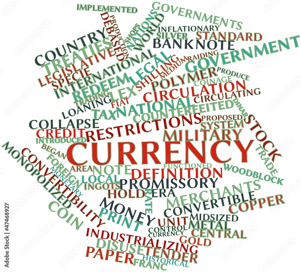 Word cloud for Currency