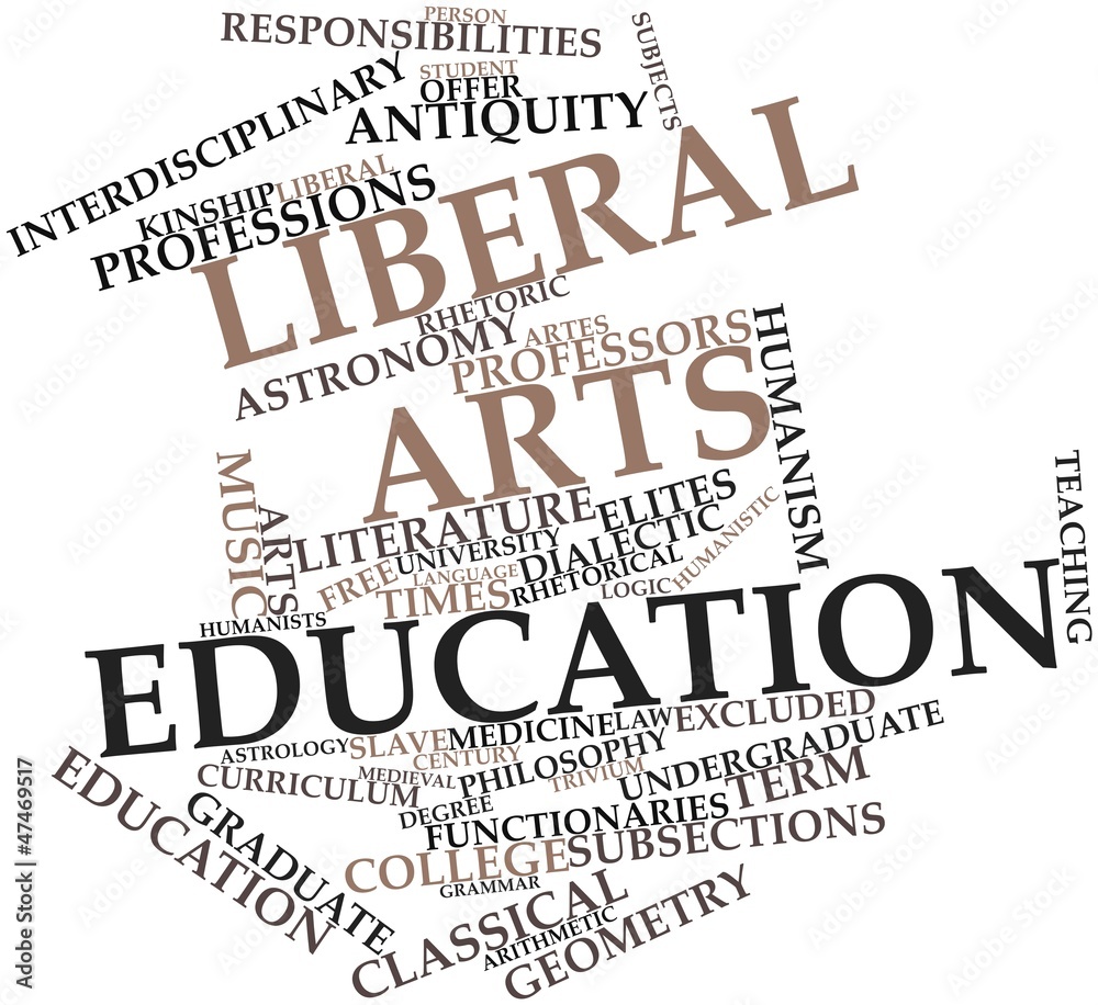 Word cloud for Liberal arts education