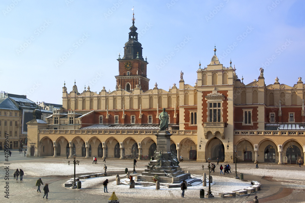 Obraz premium Cracow - Cloth Hall - Main Square - Poland