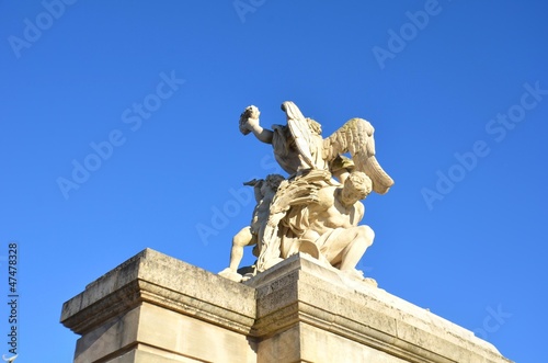 statue "victoire sur l'empire d'Autriche", Versailles