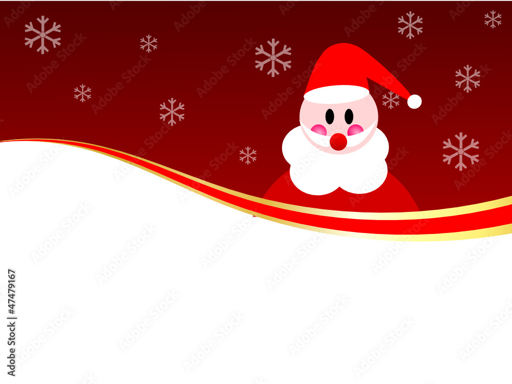 Background with Santa Claus