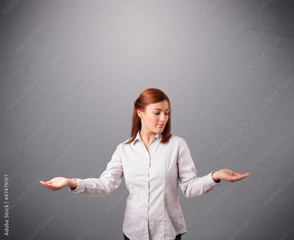 beautiful young lady juggling with copy space beautiful young lady juggling with copy space