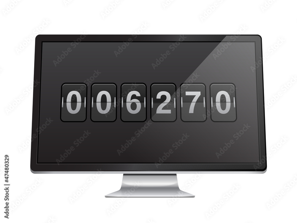 Computer Counter Computer Counter