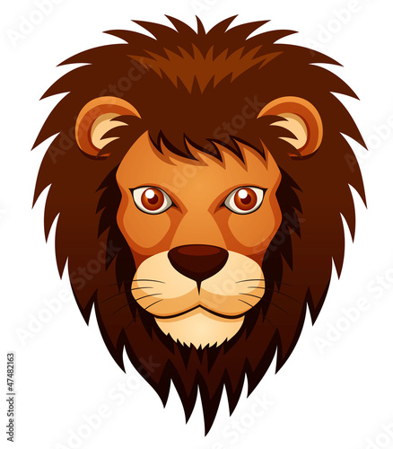 Fototapeta Naklejka Na Ścianę i Meble -  illustration of Lion face