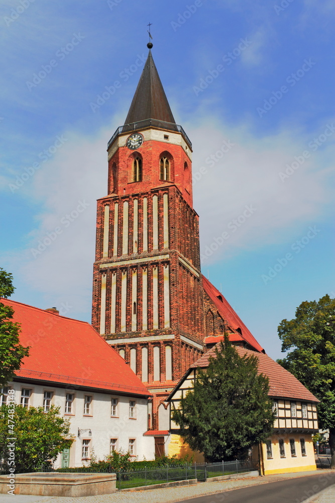 Obraz premium Calau, Evangelische Stadtkirche
