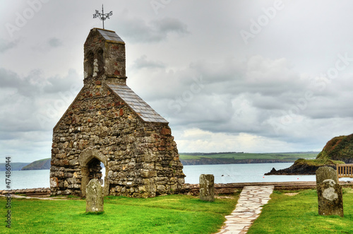 St. Brynach's Church, Cwm-yr-Eglwys, Wales. photo