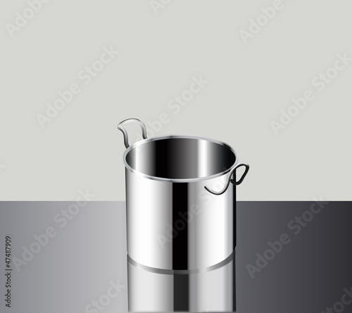stainless steel pot