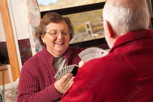 Happy Senior Adult Couple P...