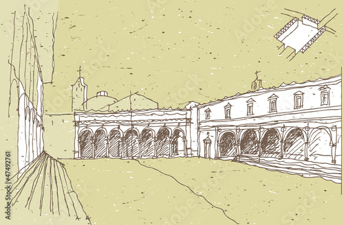 Sketching Historical Architecture in Italy