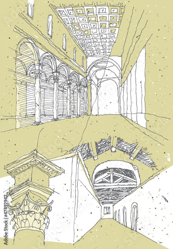 Sketching Historical Architecture in Italy