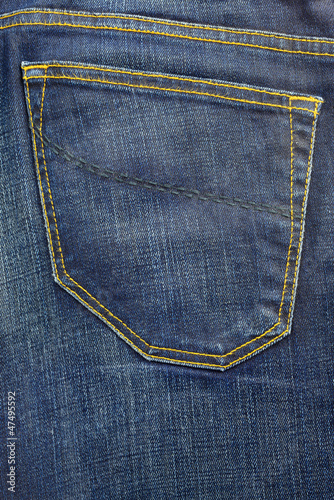 Blue used denim jeans denim vintage pocket trousers background