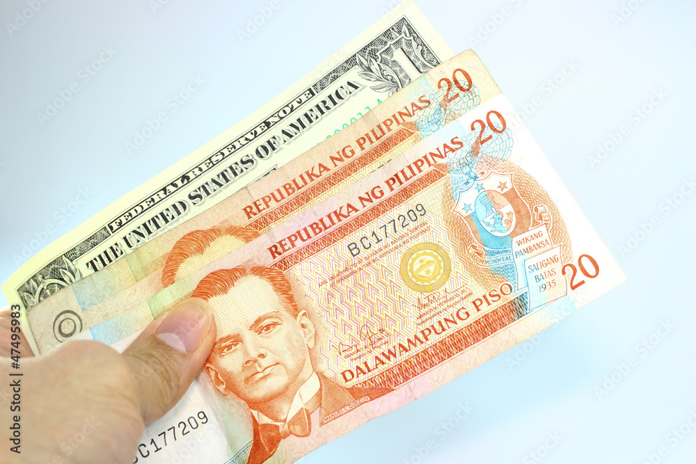 Obraz premium Peso Dollar bill