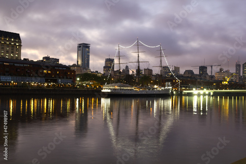Puerto Madero by night, Buenos Aires
