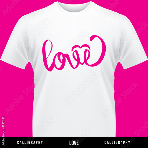 love hand lettering - handmade calligraphy