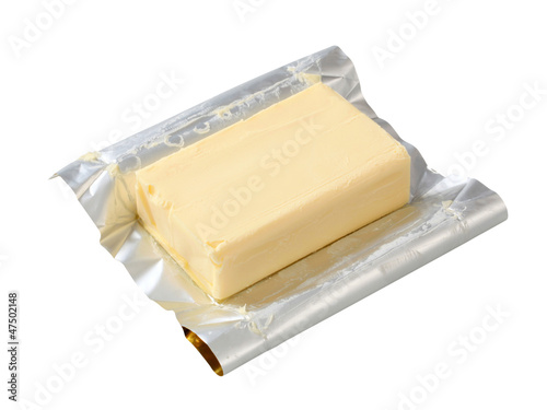 Block of fresh butter