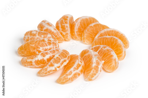 slices of tangerine