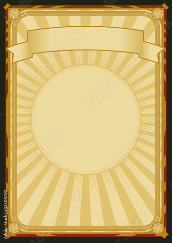 Background Elegant Retro Poster