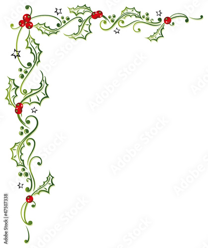 Weihnachten, Advent, Stechpalme, Ranke, Ilix
