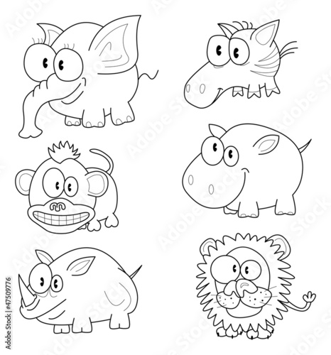 Cartoon animals