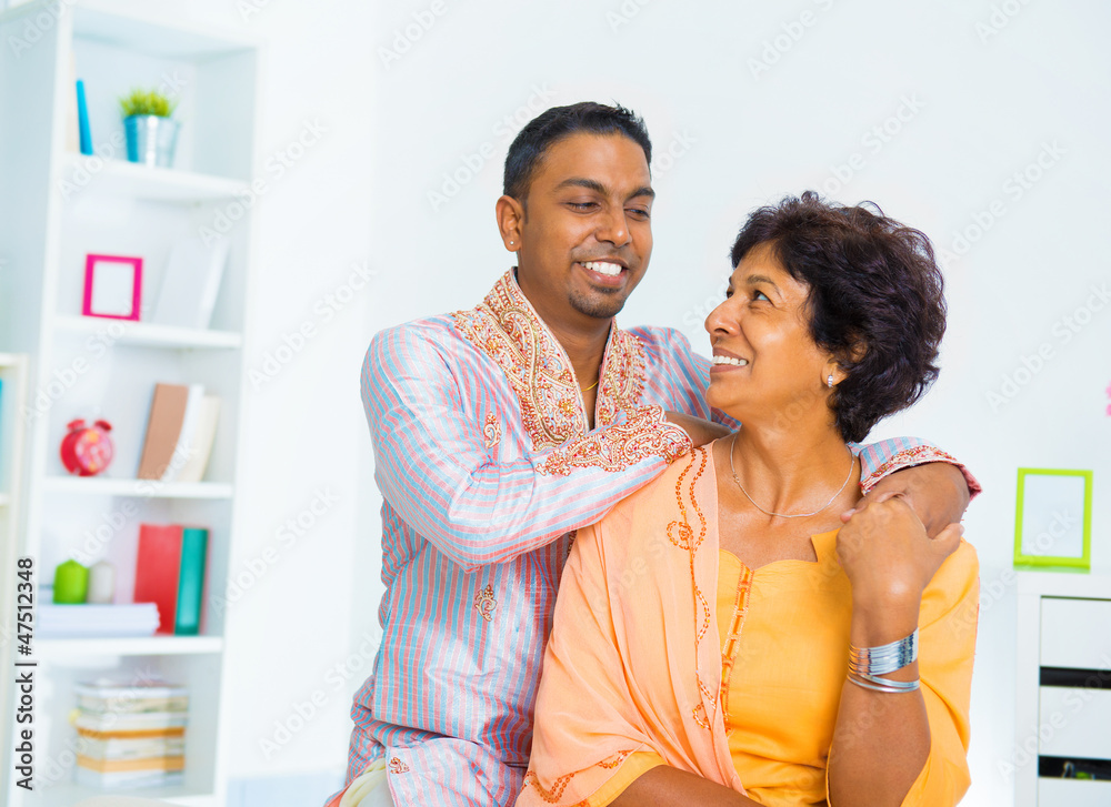 Obraz premium Asian Indian family