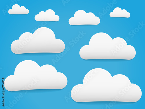 Blue Sky and Clouds