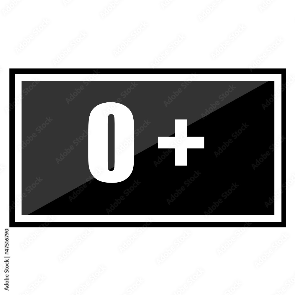 Fototapeta premium Restriction on age 0+