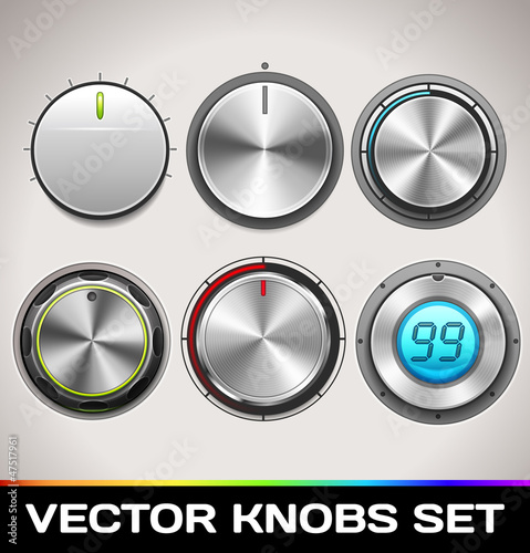 Vector Knobs Set