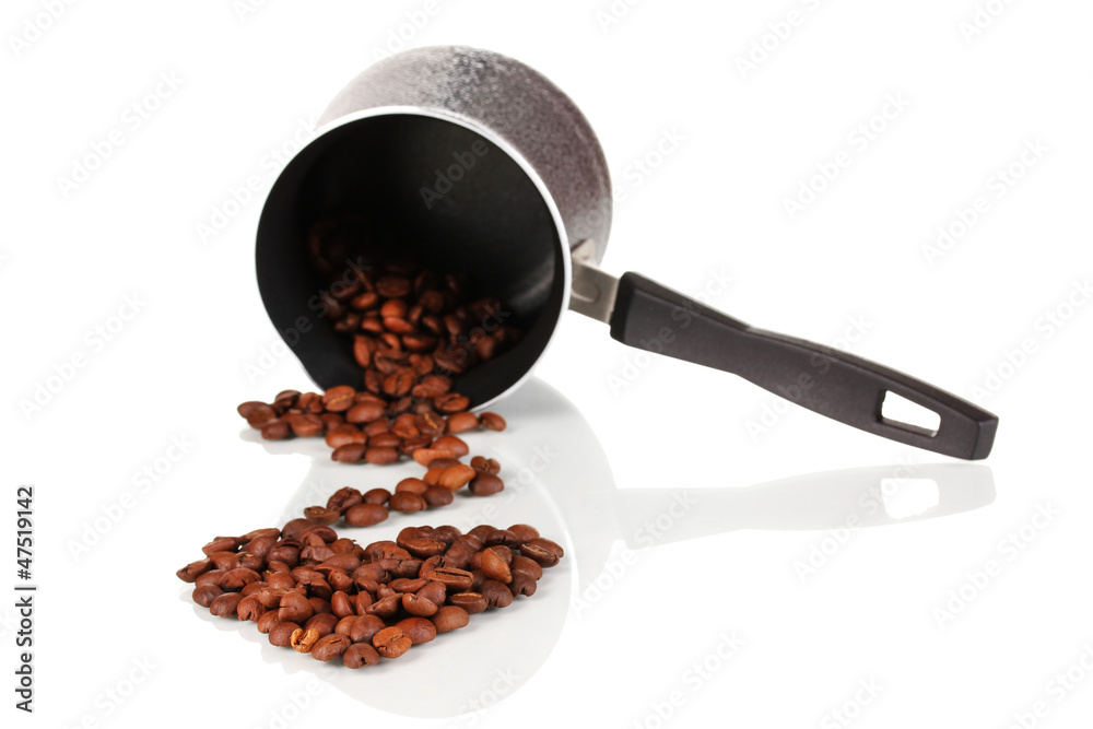 Obraz premium Coffee maker isolated on white