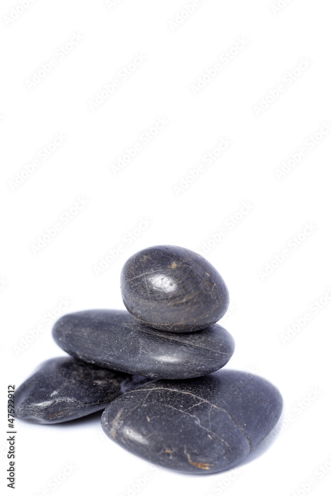 Black stones Black stones