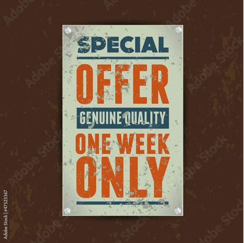 Special offer Sale vintage metal tin