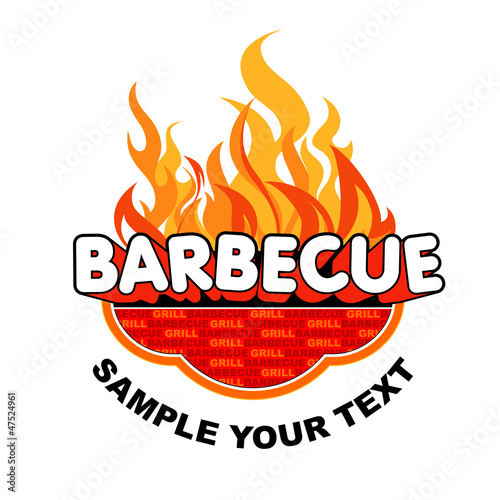 Barbecue label