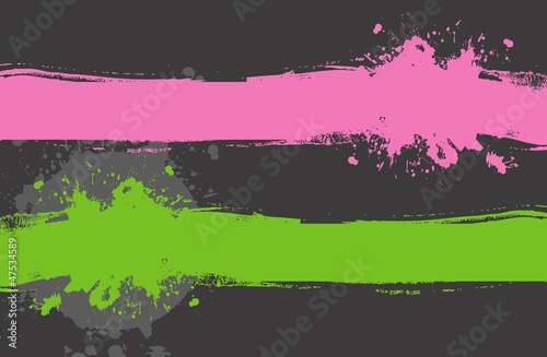 Set of color splash