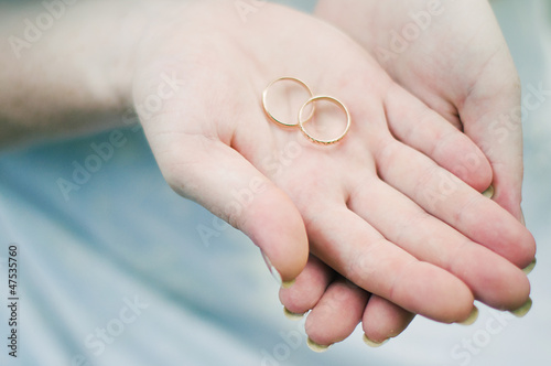 Hand of the groom - wedding