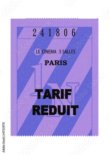 ticket cinéma