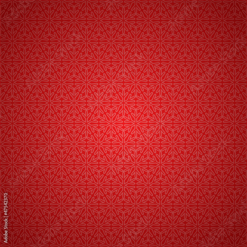 seamless red snowflake background