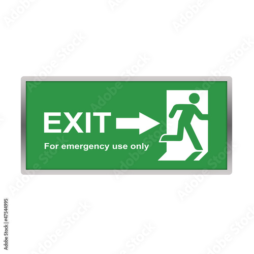 exit sign