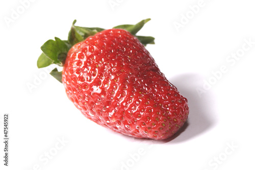 strawberry on white