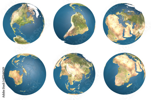 3d earth globe collection
