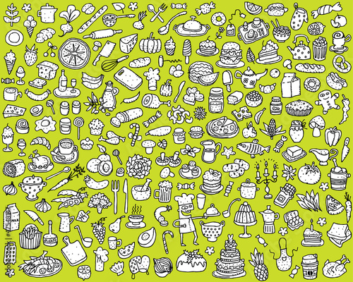 Big Food and Kitchen Collection in bw
