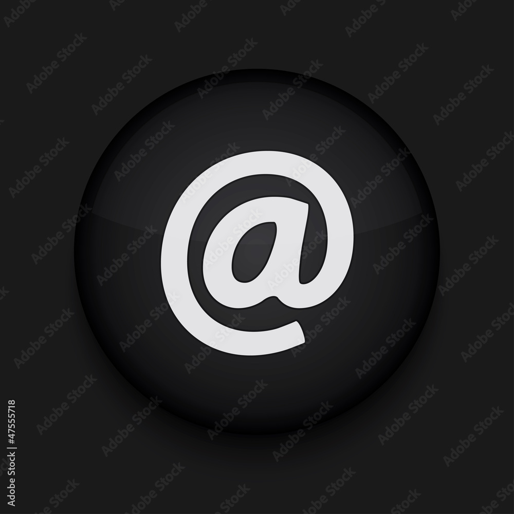 Vector circle app icon on black background. Eps10 Vector circle app icon on black background. Eps10