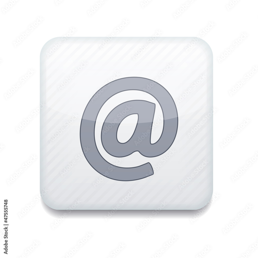 Vector creative white app icon on white background. Eps10 Vector creative white app icon on white background. Eps10