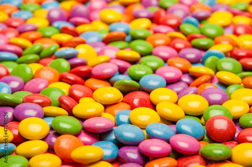 multi colored candies