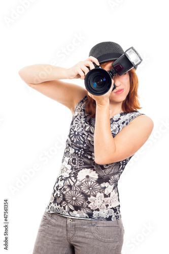 Female photographer portrait