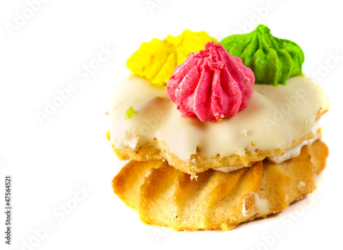 decorated pastry