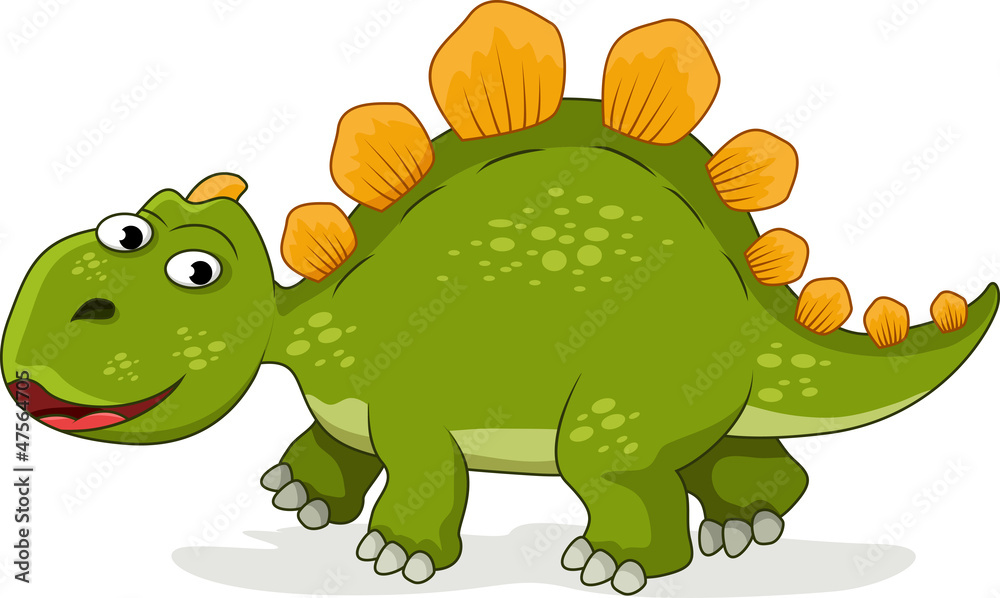 Obraz premium funny dinosaur cartoon