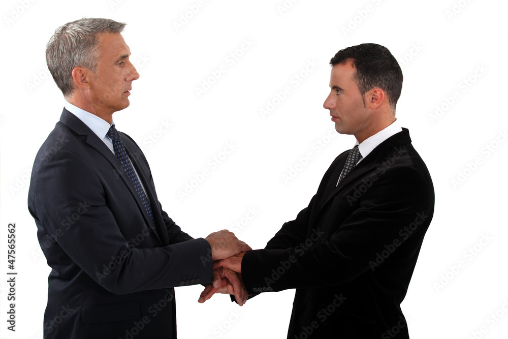 Businessmen shaking hands Businessmen shaking hands
