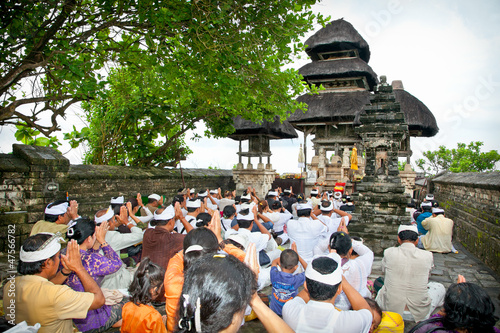 Pura  Luhur Uluwatu temple on Bali, Indonesia photo