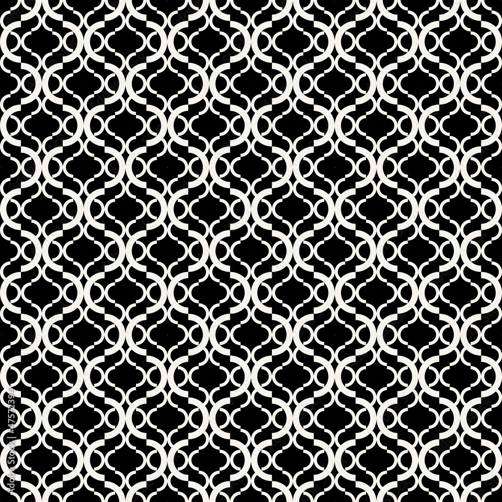 Black and white seamless pattern Black and white seamless pattern