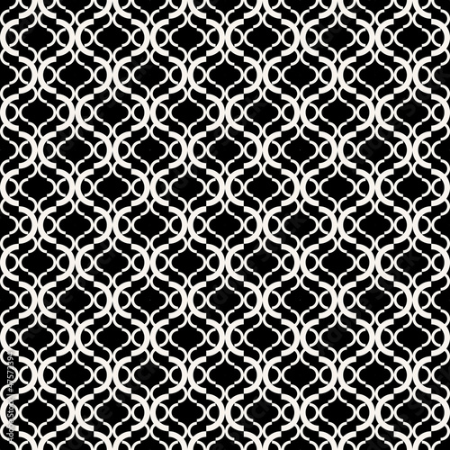 Black and white seamless pattern