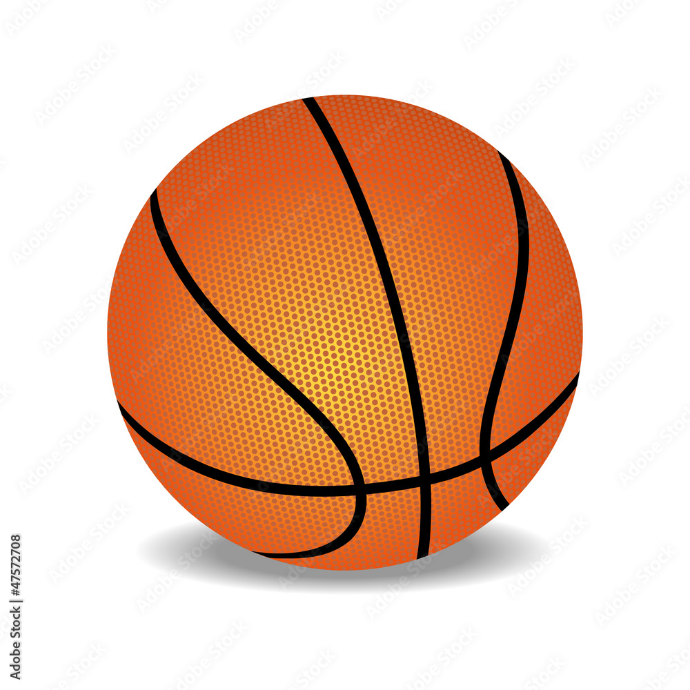 Fototapeta premium Vector basketball